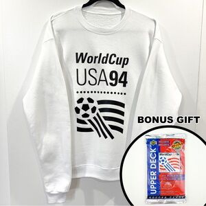 Vintage World Cup USA 1994 Soccer Sweatshirt | EXTRA LARGE | Bonus Vintage Gifts